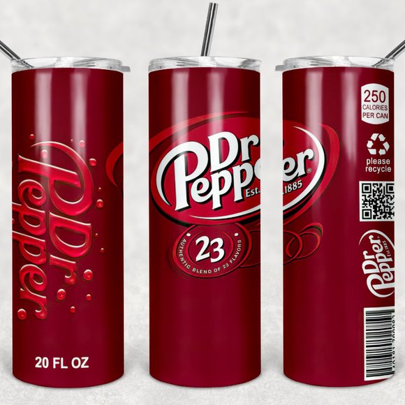 Dr.Pepper Other - Custom 20oz Dr Pepper tumbler!